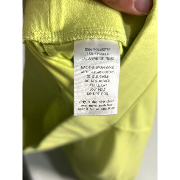 Toad & Co Womens Lime Green Skirt Size Large - Picture 3 of 5